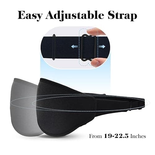 Fygrip 3D Eye Mask Sleep Mask for Men & Women, Black | 100% Pressure-Free & Light Block-Out Eye Mask for Sleep with Easy Adjustable Strap, Night Eye Cover for Travel thumbnail 5