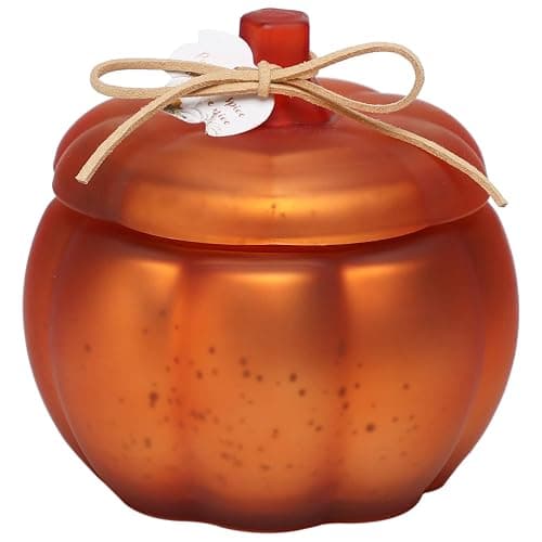 Pumpkin Shaped Candles, Pumpkin Spice Scented Candles, Autumn Candle for Thanksgiving, Fall Candle Gift for Home, 12oz, Farmhouse Pumpkin Decor - Image 1