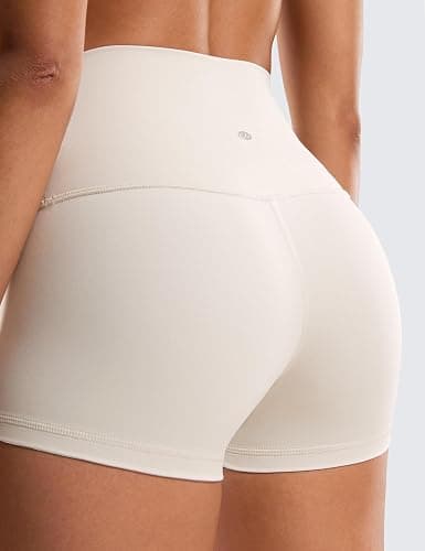 CRZ YOGA Butterluxe Biker Shorts 2.5"- High Waisted Yoga Workout Spandex Womens Running Volleyball Booty thumbnail 4