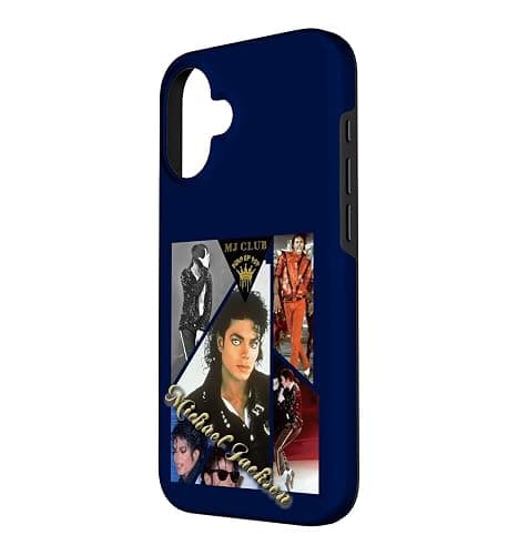 Michael Jackson 021 Back Printed Case for iPhone 16 thumbnail 2
