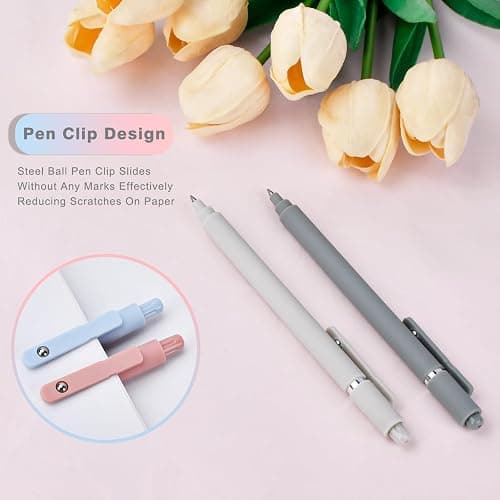 Stocking Stuffers for Women: 7 Pcs Gel Pens 0.5mm Quick Dry Black Ink Fine Point Smooth Writing Pens High-End Series Ballpoint for Office School Supplies Christmas Gifts for Women Girls Nurse Teacher thumbnail 4