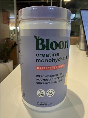 Bloom Nutrition Creatine Monohydrate Powder, Raspberry Lemon, 40 Servings | 5g Micronized Creatine, Pre or Post Workout Support, Gluten Free, Non GMO thumbnail 8