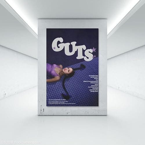 Olivia Poster Rodrigo Guts Album Cover Canvas Art Poster And Wall Art Hanging Decor for Modern Family Corridor Posters 12x18inch(30x45cm) thumbnail 7