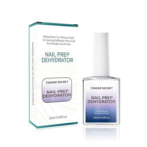 Nail Dehydrator | Nail Prep Professional Acid-Free Formula - Fast-Drying Bonder & Primer Base Coat for UV Gel Polish, Acrylic Nails & Natural Nails - Long-Lasting Manicure Adhesion Solution, 0.6 oz thumbnail 7