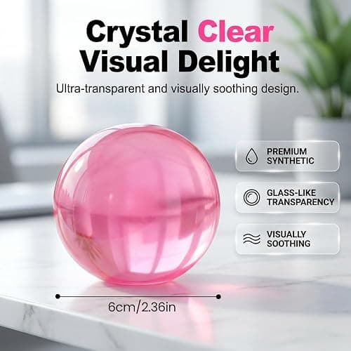 2026 New Coconut Oil Stress Ball, Dumpling Squishy Coconut Squeeze Stress Shapeable Ball, Non-Sticky Slow Rising Squeeze Balls, Portable Desk Squishies for Relaxation and Focus (Pink) thumbnail 2