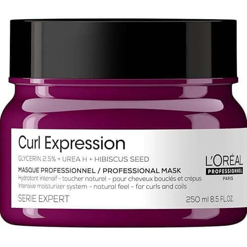L'Oréal Professionnel Paris Maschera Ultra Nutriente, Idratazione intesa per Capelli Ricci e Voluminosi, Arricchito con Glicerina, Urea H e Semi di Ibisco, Serie Expert Curl Expression, 250 ml - Image 1
