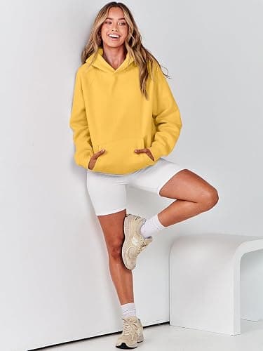 ANRABESS Women Hoodies Oversized Fleece Long Sleeve Comfy Casual Basic Pullover Sweatshirts 2025 Fall Outfits Y2K Clothes thumbnail 9