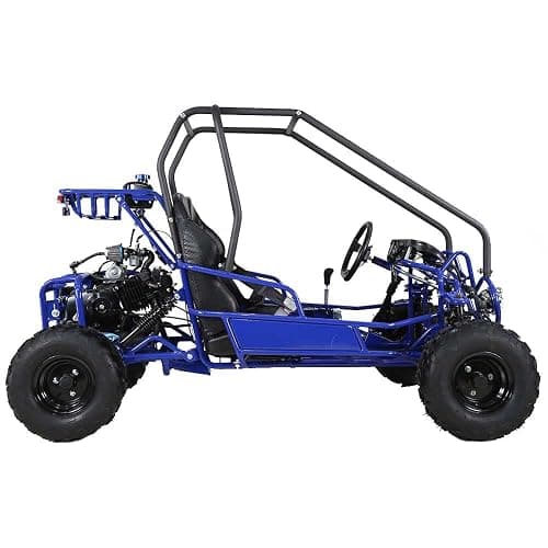 HHH Gokart GK110 Upgraded 125cc Go Kart Gas Fully Automtatic with Reverse Youth Kids 2 Seater 125cc Kart (Black Color) thumbnail 7