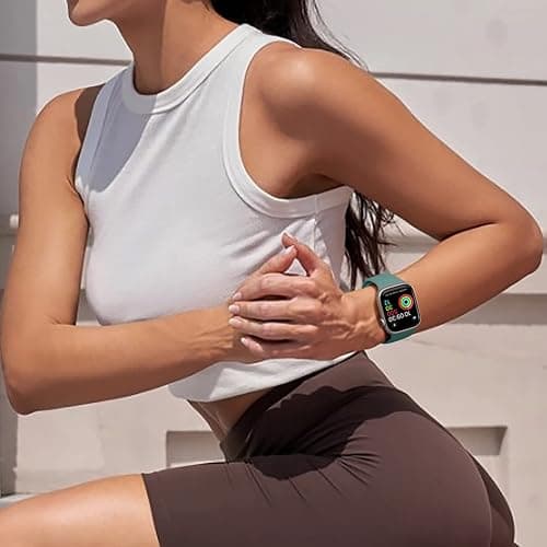 Maledan 6 Pack Bands Compatible for Apple Watch Band 38mm 40mm 41mm 42mm 44mm 45mm 46mm 49mm Women Men, Soft Silicone Sport Band Strap for iWatch Apple Watch Series 11 10 9 8 7 6 5 4 3 2 1 SE Ultra thumbnail 4