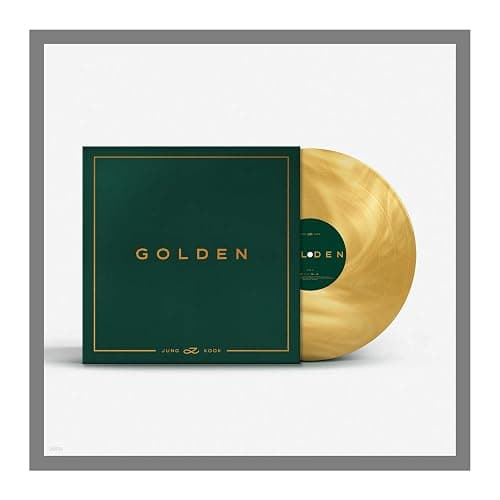 Jungkook GOLDEN 1st Album LP Vinyl Version with Tracking Sealed JUNG KOOK - Image 1