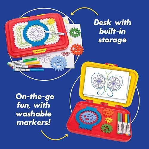 Spirograph Jr. — Jumbo Sized Gears Classic Retro Toy For Spiral Drawing Art Design Toy Kit for Smaller Hands — For Kids Ages 3 and Up thumbnail 3