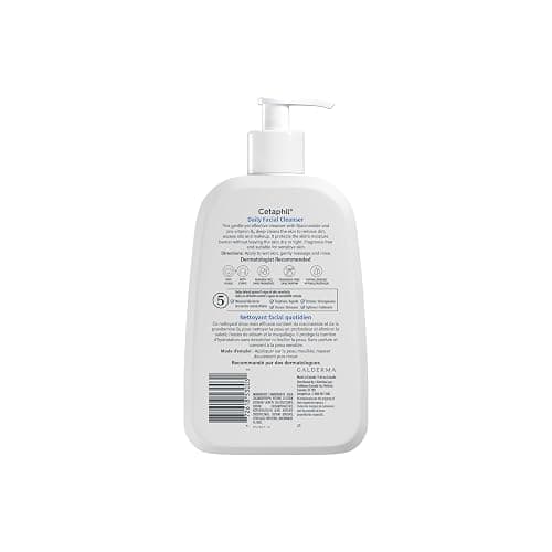 Cetaphil Daily Facial Cleanser Fragrance Free (473ml) - Deep Cleansing Face Wash, Ideal for Normal to Combination to Oily Skin, Dermatologist Tested ​ thumbnail 9