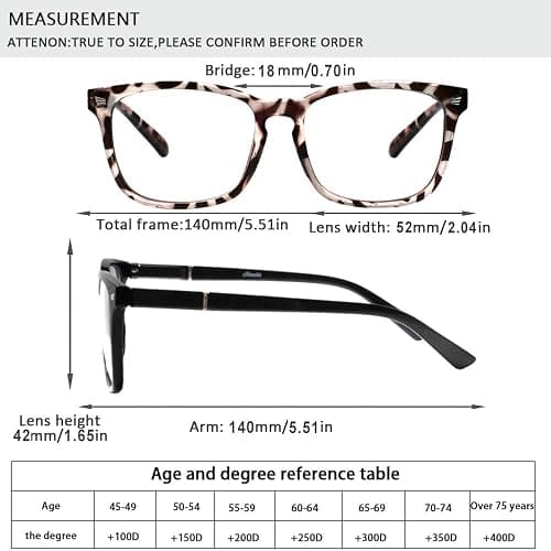 Henotin 4-Pack Blue Light Blocking Reading Glasses Women Men,Spring Hinge Computer Readers,Anti UV Ray Square Nerd Eyeglasses (Mixed Color, 1.25, Diopters) thumbnail 2