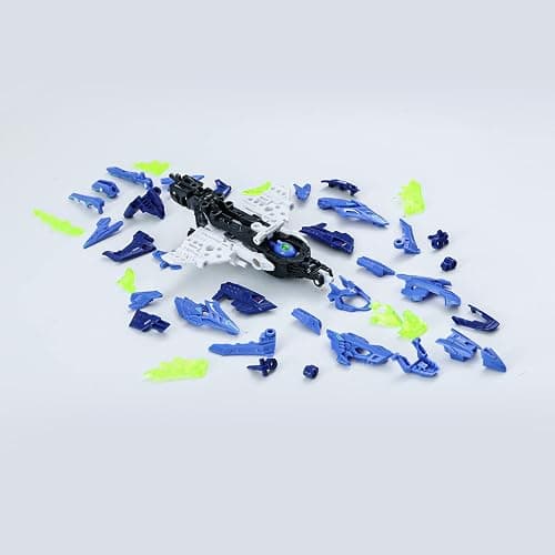 52TOYS BEASTDRIVE BD-02 Hydro Bullet Shark Deformation Toys Action Figure, Converting Toys in Vehicle and Beast, Perfect Birthday Party Gift for Teens and Adults thumbnail 8
