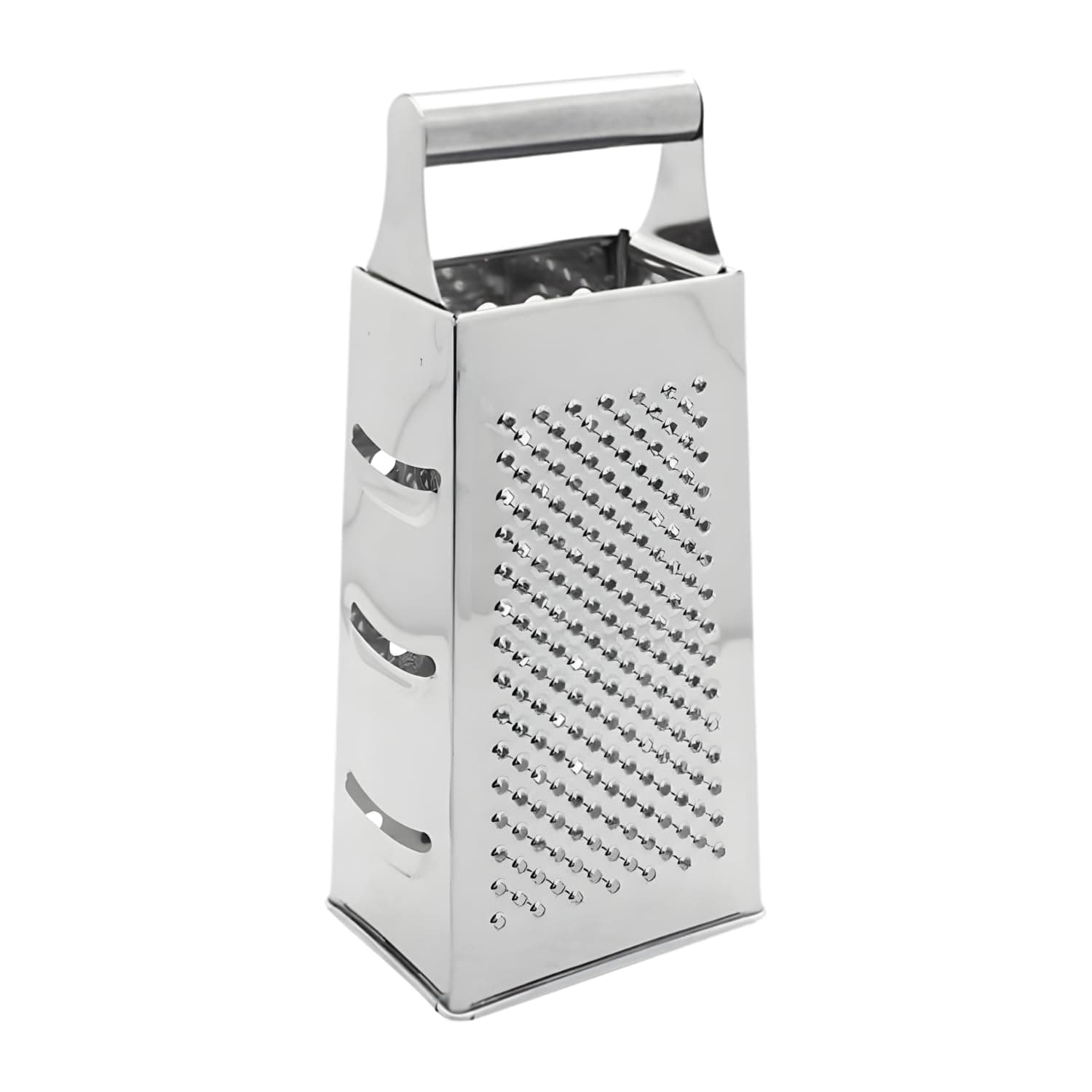 Ralador de Legumes Inox 4 Faces Multiuso – Rala Queijo, Alho, Noz Moscada, Verduras e Raspas de Limão – Utensílio de Cozinha Durável e Prático - Image 1