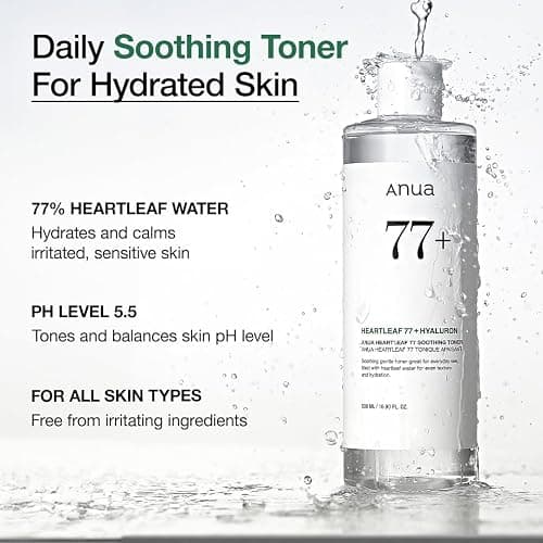 Anua Heartleaf Cleansing Oil & Deep Cleansing Foam & Soothing Toner, Pore Control, Gentle Korean Skincare thumbnail 2