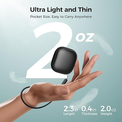 Pocket Size Hand Warmers Rechargeable 2 Pack, AI Smart Chips 3 Levels Heating Ultrathin Electric Handwarmers with 4000mAh, Portable Electric Hand Warmer, Hunting Camping Hiking Men Womens Gifts thumbnail 3