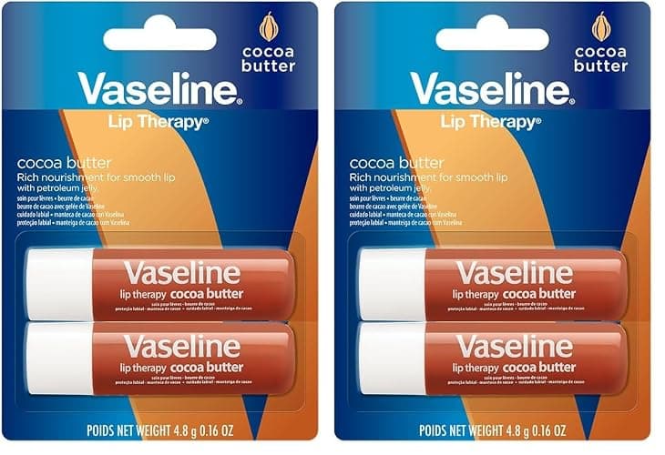 Vaseline Lip Therapy Cocoa Butter Twin Pack (Pack of 2) - Image 1