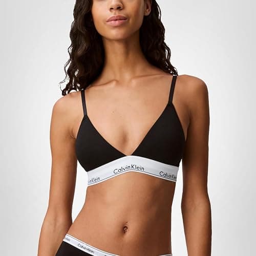 Calvin Klein Women's Modern Cotton Lightly Lined Triangle Wireless Bralette thumbnail 6