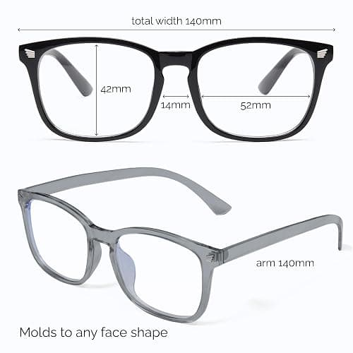 livho High Tech Blue Light Glasses - Advanced Blue Light Blocking Computer Glasses - Screen Fatigue & UV Protection thumbnail 6