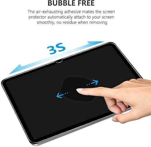 SPARIN 2 Stück Schutzfolie für iPad 11/10. Generation, iPad (A16) 11 zoll 2025/10,9 zoll 2022, 9H Härte Kratzfest Panzer Schutz Glas Folie thumbnail 5