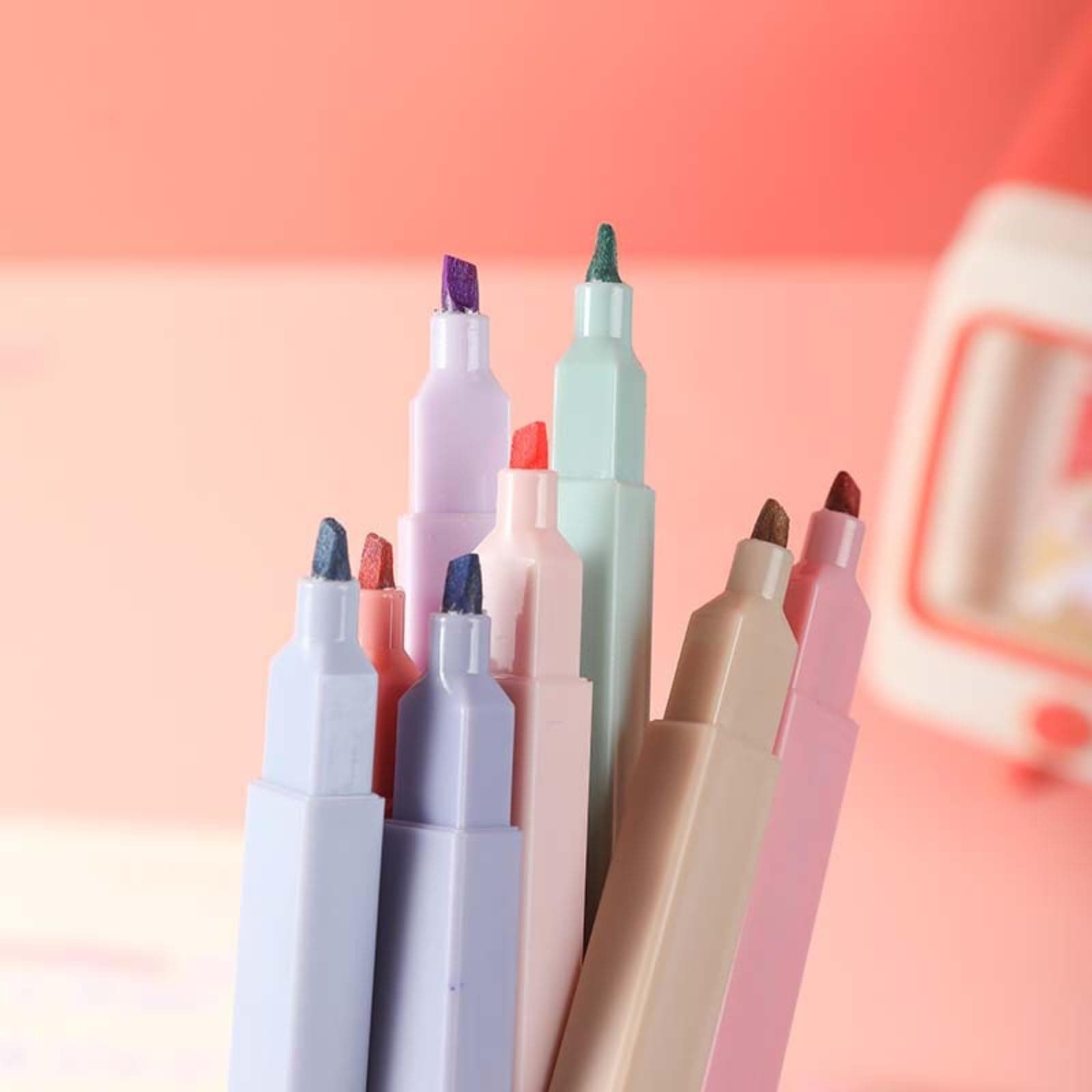 12 Pcs Aesthetic Highlighters,Bible Highlighter,Pastel No Bleed Pen, Planner Pens,Book Annotating Set thumbnail 8