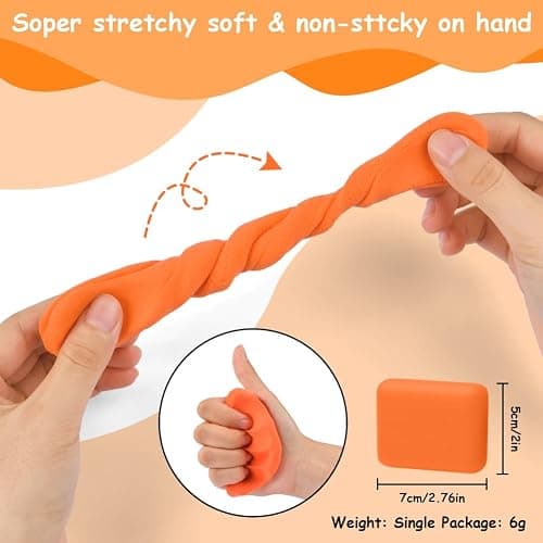 AUAUY Air Dry Clay, 60Pcs Ultra Light Modeling Clay with 6 Sculpting Tools | DIY Creative Magic Clay, No-Toxic Modeling Clay & Dough, Arts and Crafts Kits for Boys Girls, Best Gifts for Kids thumbnail 3