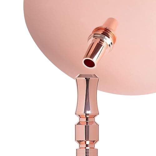 DILAW® Shisha Set TRIPHAN 66cm Edelstahl Wasserpfeife Profi Zubehör Komplett-Set bis 4-Anschlüsse mit Bowl, LED Licht, Kaminkopf, Molassefänger, Silikonschlauch, Alu Mundstück, Tonkopf & Kaminaufsatz thumbnail 6