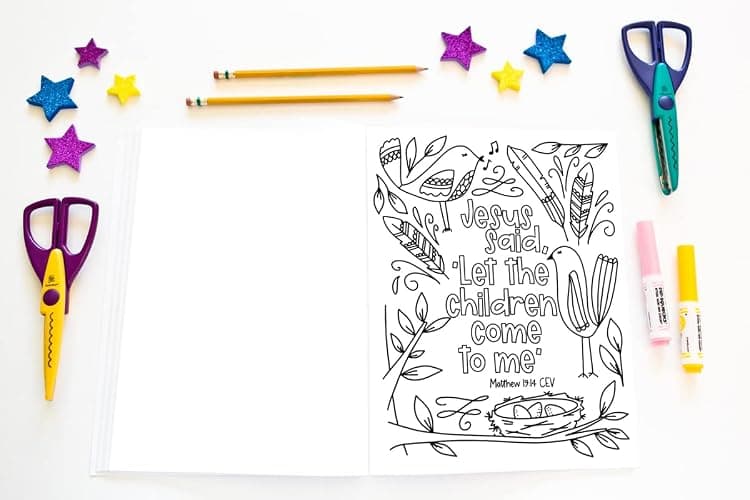 girls Bible coloring book thumbnail 8