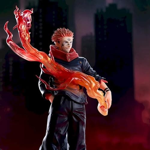 YLEAFUN JJK Ryomen Sukuna Figure Model 23cm Anime Itadori Yuji Action Figure Statue PVC Collectibles Desktop Ornaments for Fans thumbnail 6