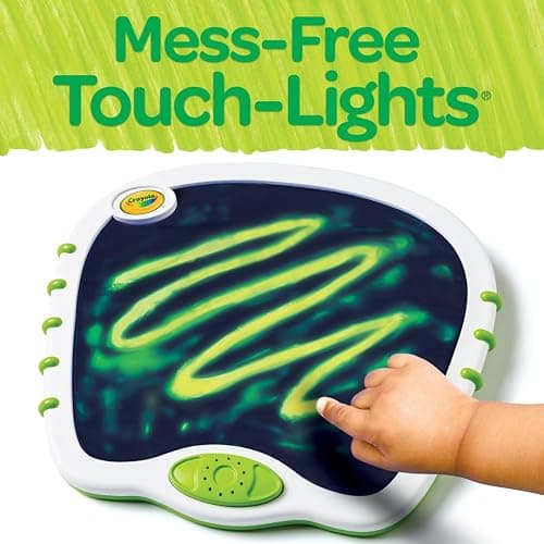 Crayola Toddler Touch Lights, Musical Sensory Toys for Toddlers, Holiday, Light Up Drawing Pad, Mess Free Painting, Travel Activity, 2+ thumbnail 5