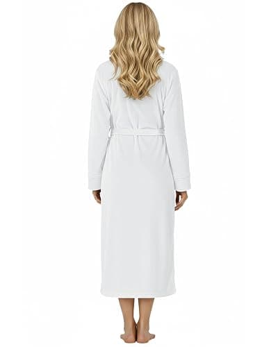 NY Threads Premium Womens Robe, Plush Fleece Long Bath Robe for Women, Fluffy Soft Women's Bathrobe thumbnail 4