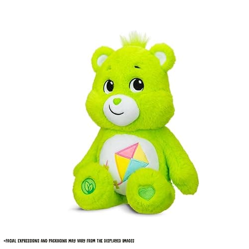 Care Bears New 2021 14" Plush - Do-Your-Best Bear - Soft Huggable Material! , Green thumbnail 4