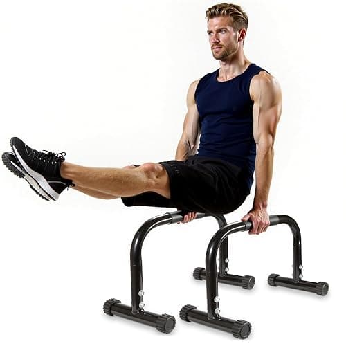 AmazeFan Parallettes Bars, High Steel Push Up Bar Strength Training For Handstands, Calisthenics Bars & Dip Bars, Calisthenic, Push Up Stands Handle for Floor Workouts Calisthenics Equipment ﻿ thumbnail 2