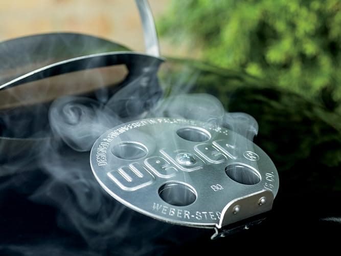 Weber Original Kettle Premium Charcoal Grill for Outdoor Cooking and Barbecue, 22-Inch, Copper thumbnail 9