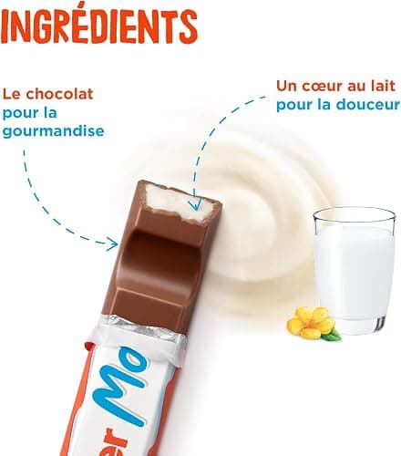 Kinder Chocolate Medium Bars, Bulk Chocolate Gift Box, Fine Milk Chocolate Bar with a Milky Filling, Pack of 36 (756gr) thumbnail 4