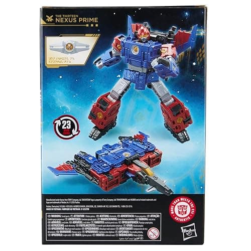 Transformers Age of the Primes The Thirteen Nexus Prime, Voyager Class 6-Inch Converting Action Figure, Robot Toys for Ages 8+ | Transformers Age Of The Primes 7 Inch Action Figure Voyager Class (2026 Wave 2) - The Thirteen Nexus Prime thumbnail 4