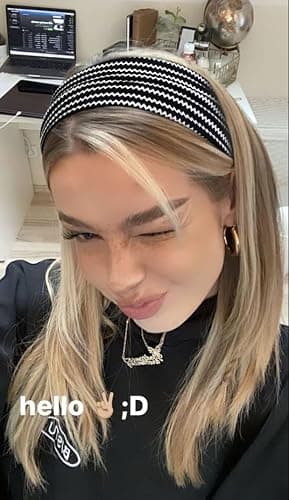 TERSE Cheetah Headbands for Women Short Hair Non Slip Elastic Sweat Hairbands Leopard Print Soft Fabric Hair Bands thumbnail 6