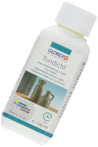 GLOREX 6 8075 300K - Set für Kreative: Soft Ton 2500 g in weiß, lufthärtend oder brennbar und 100 ml Tondicht zur Versiegelung thumbnail 5