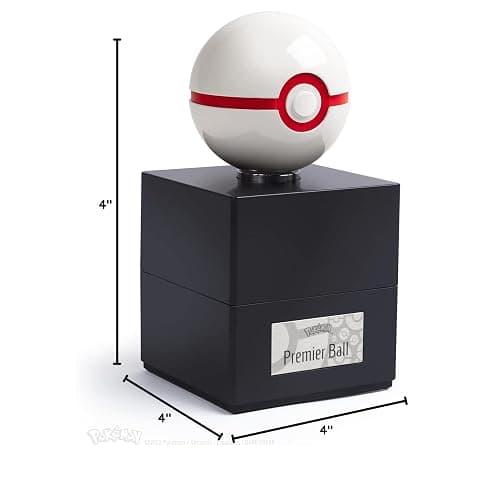 The Wand Company Original Poké Ball Authentic Replica - Realistic, Electronic, Die-Cast Poké Ball with Display Case Light Features – Officially Licensed by Pokémon thumbnail 3