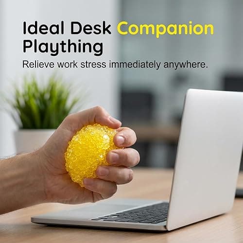 Crunchy Squishy Stress Ball, Upgraded Portable Soft Squishy Ball (Blue #B) | 2026 New, Stress Relief, Portable Design, Soft Texture, Squishy Toy thumbnail 2