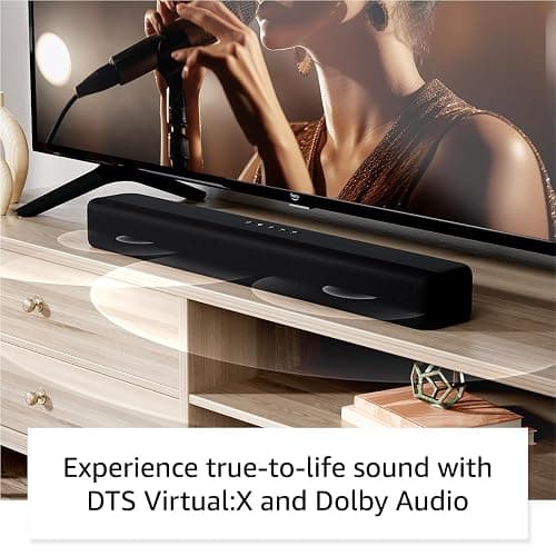 Amazon Fire TV Soundbar, 2.0 speaker with DTS Virtual:X and Dolby Audio, Bluetooth connectivity thumbnail 2