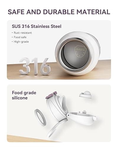 comfyer BW01 Portable Milk Warmer for Travel, Portable Bottle Warmer with Fast Heating & Long Battery Life, Instant Breast Milk, Formula or Water Warmer with 12 Ounces Big Capacity, Car, Airplane Journey thumbnail 7