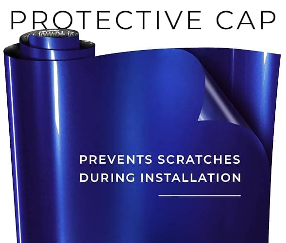 VViViD+ Ultra Gloss Neptune Pearl Blue 6ft x 5ft Vinyl Car Wrap Premium Paint Replacement Film Roll with Nano Air Release, Stretchable Cap Liner, Self Adhesive, Indoor Outdoor thumbnail 4