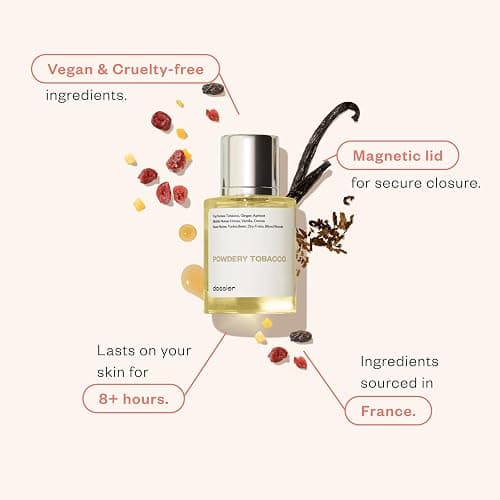Dossier - Powdery Tobacco -Eau de Parfum - Inspired by T.Ford Tobacco Vanille - Perfume Luxury - Pure Infused - Unisex - Fragrance 1,70z (Spray 50ml) thumbnail 3