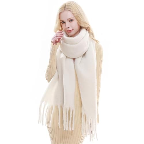 RIIQIICHY Chunky Scarf for Women Winter Warm Thick Scarves Oversized Blanket Scarf - Image 1