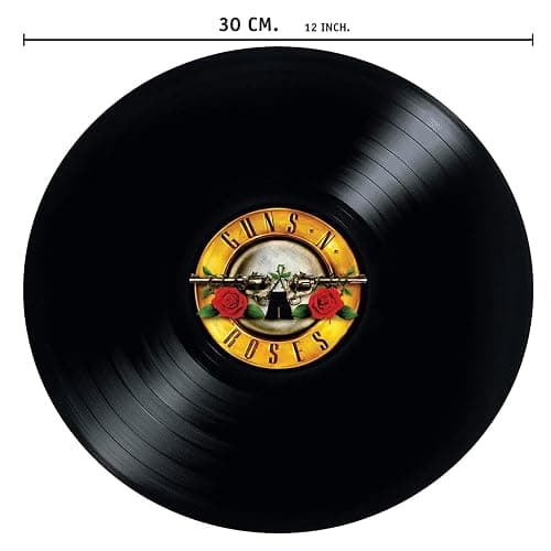 LZYKJGS 6 Stück Vinyl Schallplatte Retro, Schallplatten Dekoration Wand, Rollmusik Partydekoration Schallplatte, für Dekoration von Bars, Café, Zuhause (12 inch) thumbnail 2