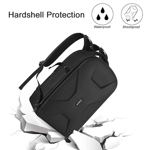 MOSISO Camera Backpack, DSLR/SLR/Mirrorless Photography Camera Bag 15-16 inch Waterproof Hardshell Case with Tripod Holder&Laptop Compartment Compatible with Canon/Nikon/Sony, Black thumbnail 4