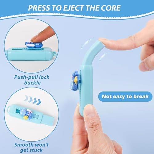 24 Pcs Cute Retractable Eraser for Pencils Cute School Supplies Kawaii Erasers for Kids Fun Cartoon Erasers Back to School Supplies Kid Party Favors Gift (Style 1) thumbnail 6