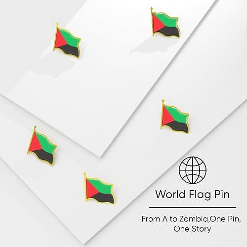 Martinique Flag Lapel Pin - Enamel Metal National Badge | World Travel Souvenir Gifts for Men & Women | Country Flag Patriotic Brooch Bulk Pack of Pins for Hat, Tie, Clothes, Backpack (1pc) thumbnail 6